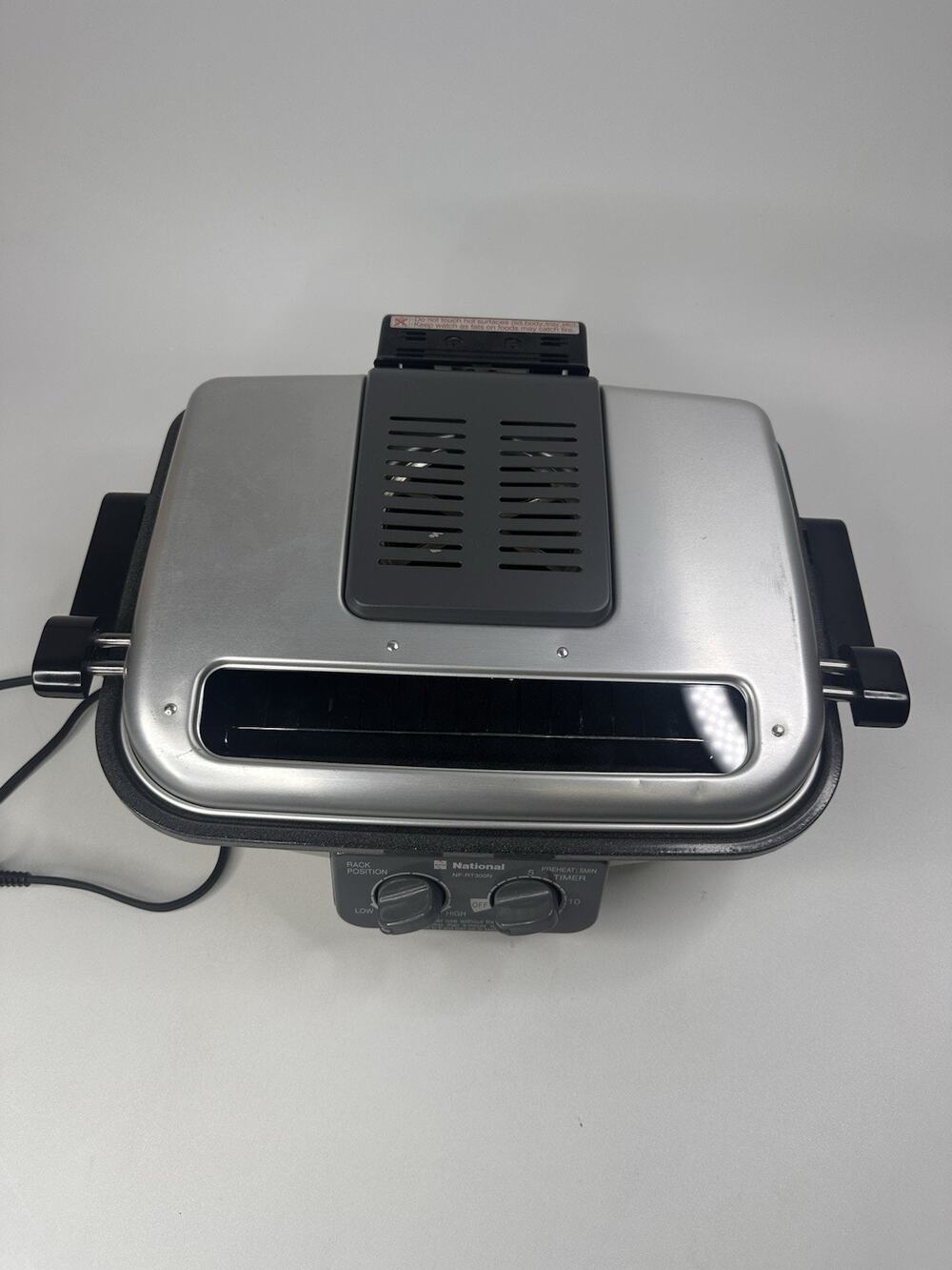 National NF-RT300 Smokeless Fish Roaster Grill Washable Japan 1991